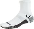 Swiftwick Flite XT Mid Crew Socks - 5" White Small