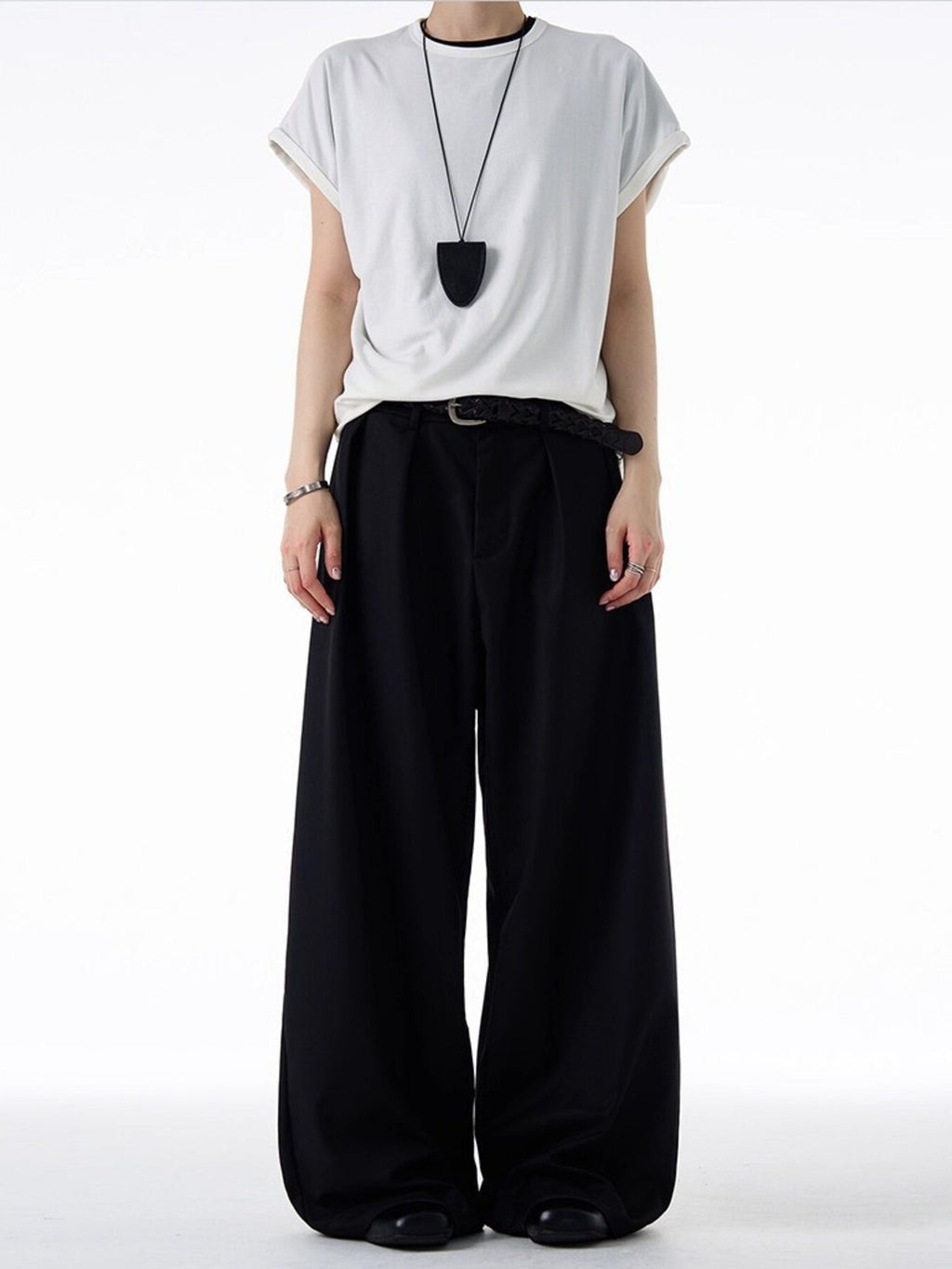 Men's Plus Size Wide Leg Pants