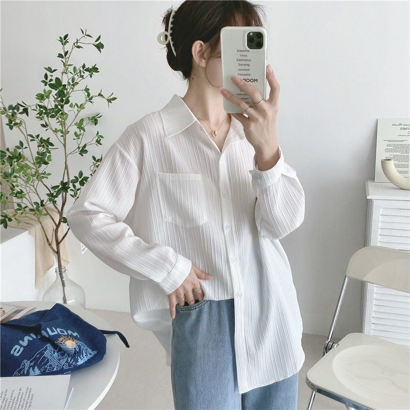 Stylish and Versatile Solid Color Sun Protection Cardigan