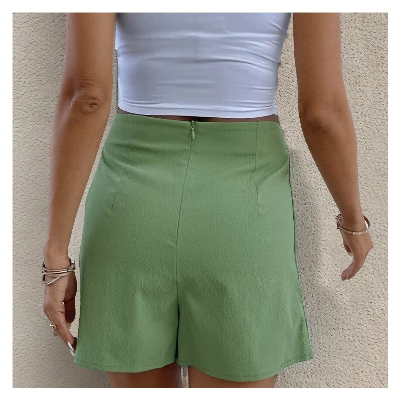 Solid Color High-Waisted Skirt Pants: Elevate Your Style