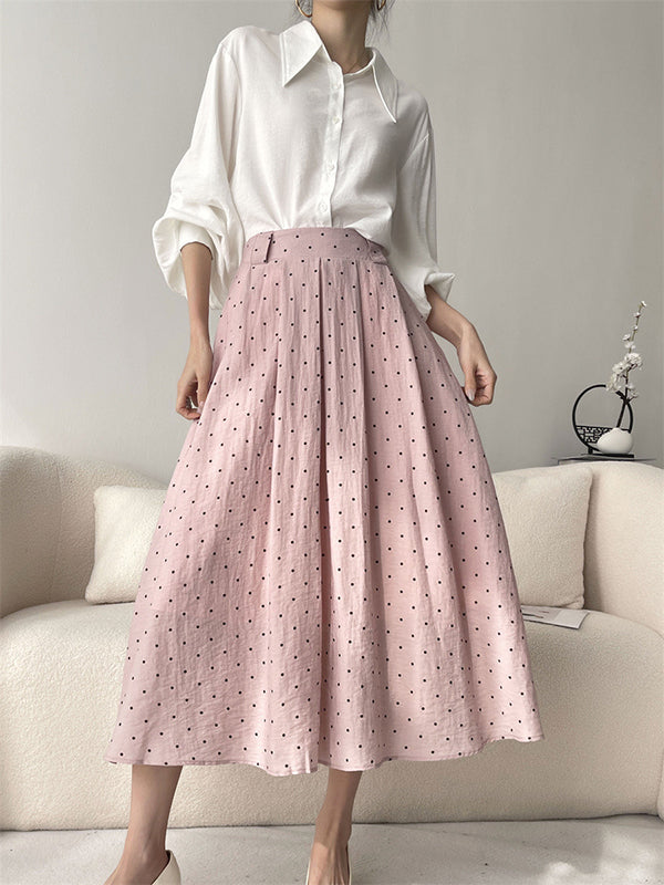 Loose Puff Sleeves Pleated Split-Joint Sun Protection Lapel Blouses