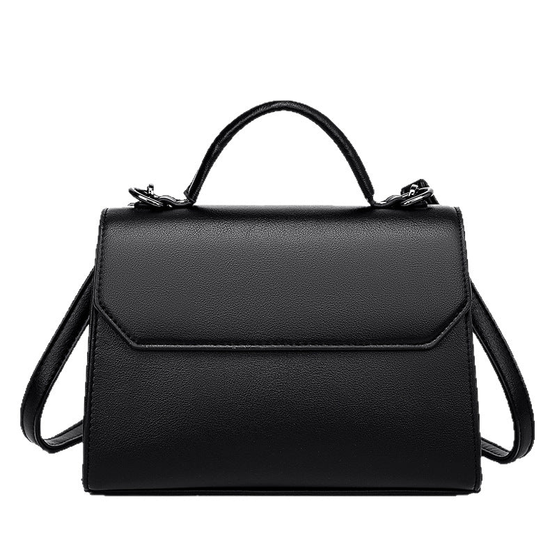 Stylish Minimalist PU Leather Small Square Crossbody Bag for Women