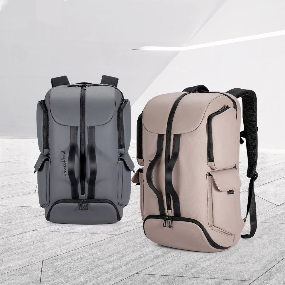 Men's Business Backpack With Large Laptop Capacity — Dark Gray