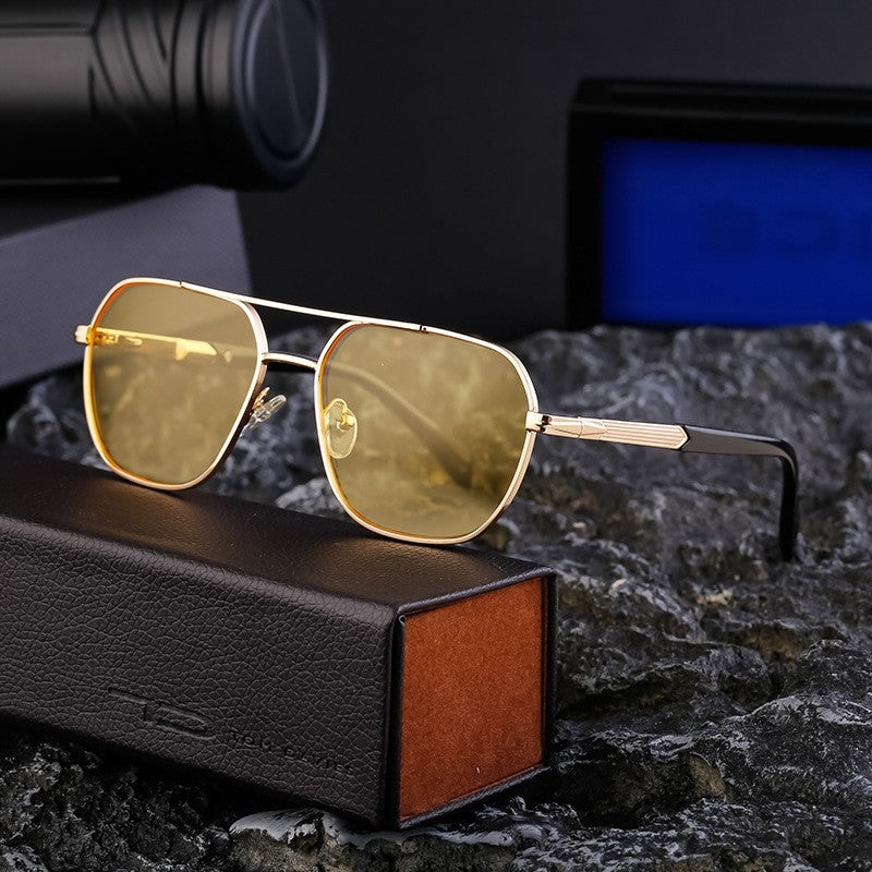 Fashion Square Full Frame UV400 Sun Protection Outdoor Eyewear Sunglasses