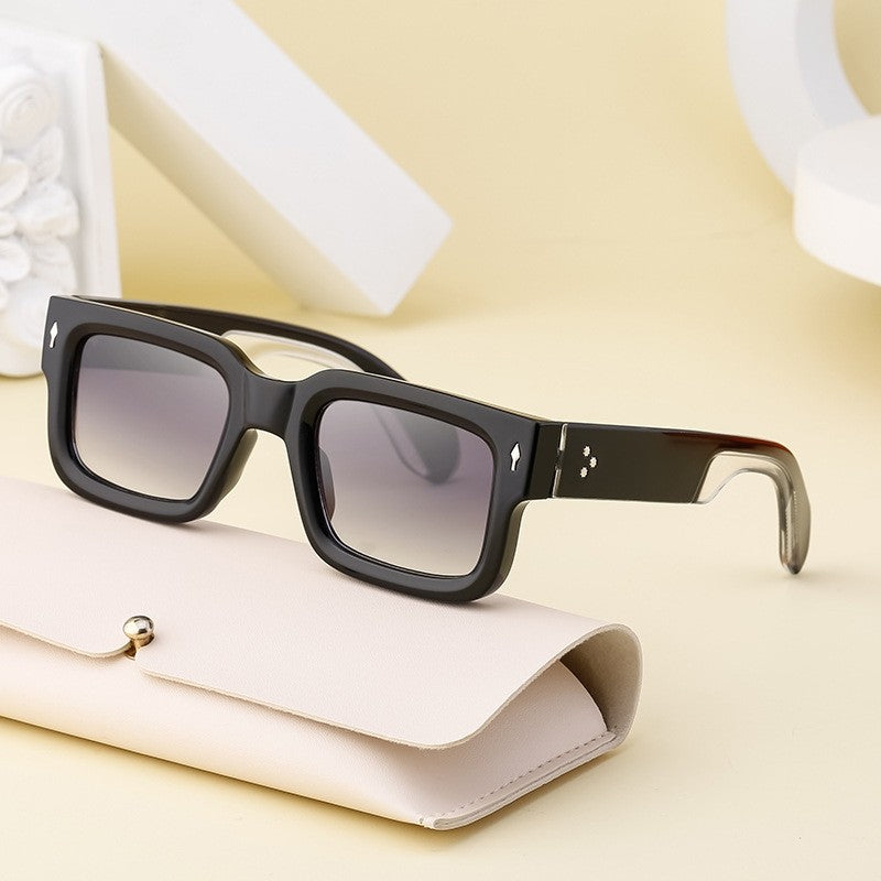 Men's Fashion Polarized Square Frame Sunglasses