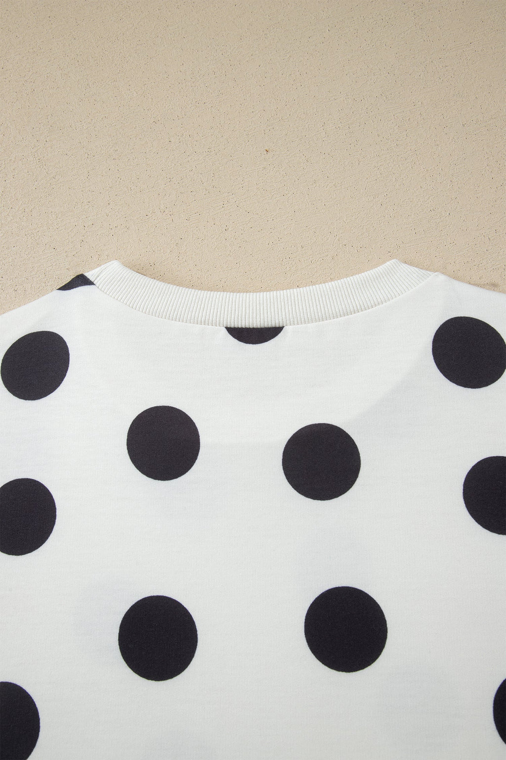 White Polka Dot Short Sleeve Top Casual Skort 2pcs Outfit