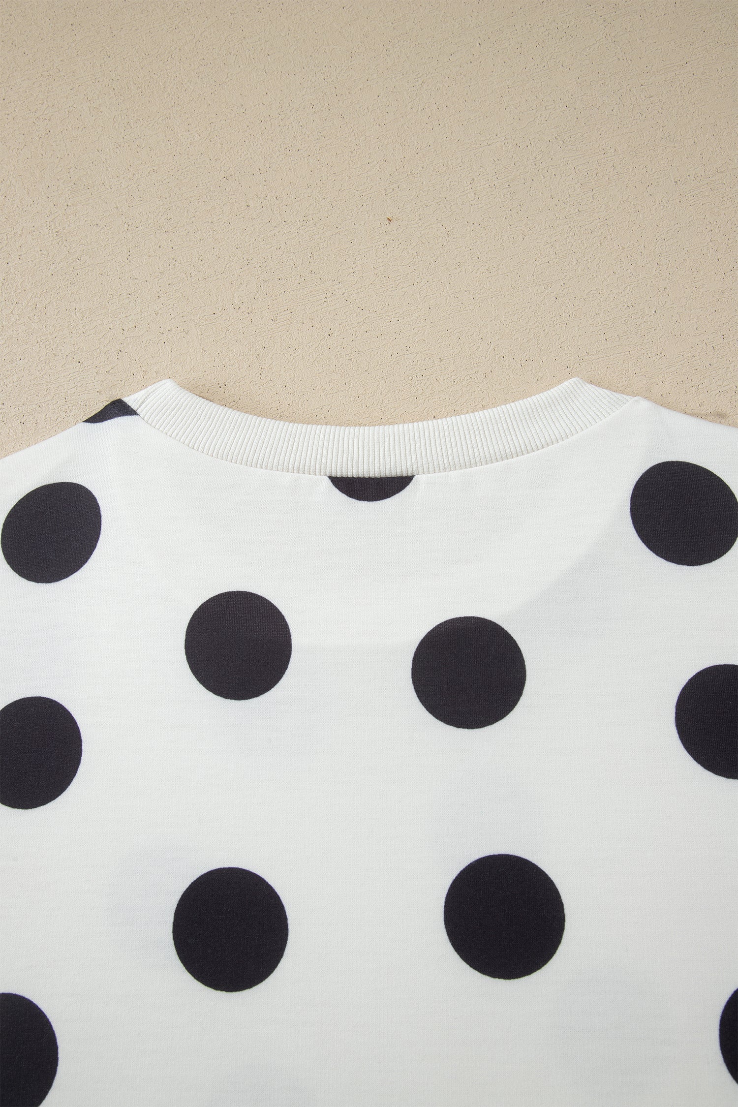 White Polka Dot Short Sleeve Top Casual Skort 2pcs Outfit