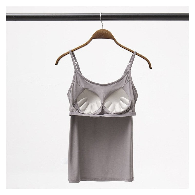 Padded Wireless One-Piece Bra Camisole
