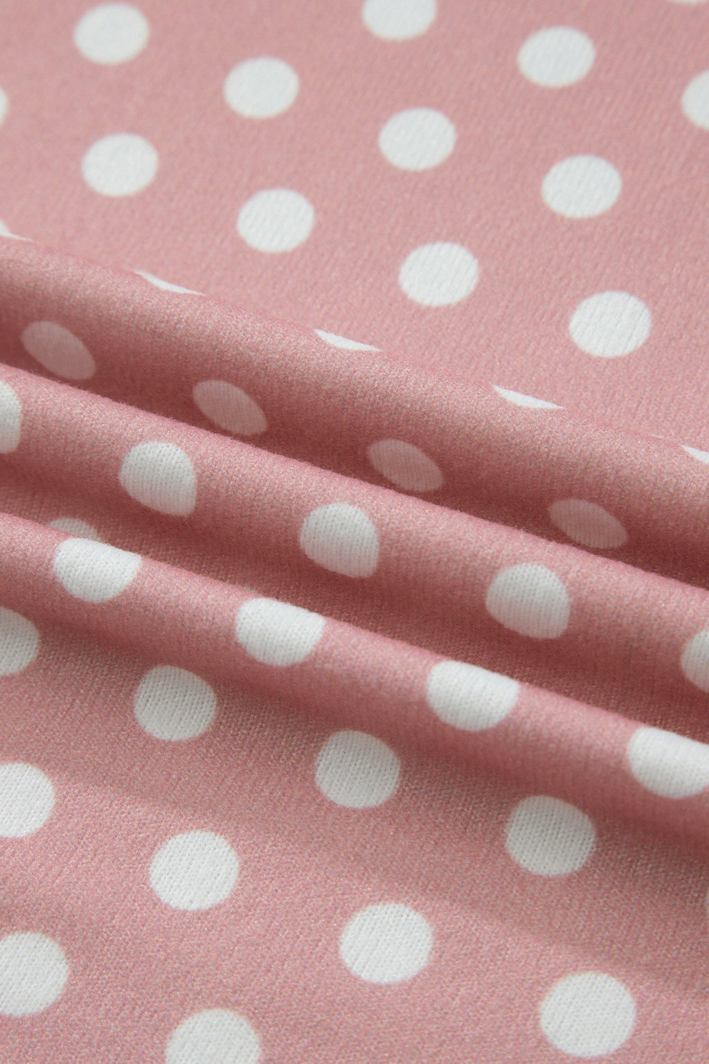 Pink Polka Dot Print Short Set