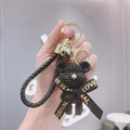 Knitted Bear Keychain Bag Charm - Adorable and Stylish