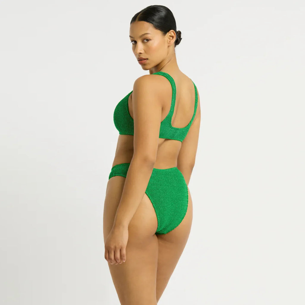 Fiji Waves Ribbed High Waist Bikini