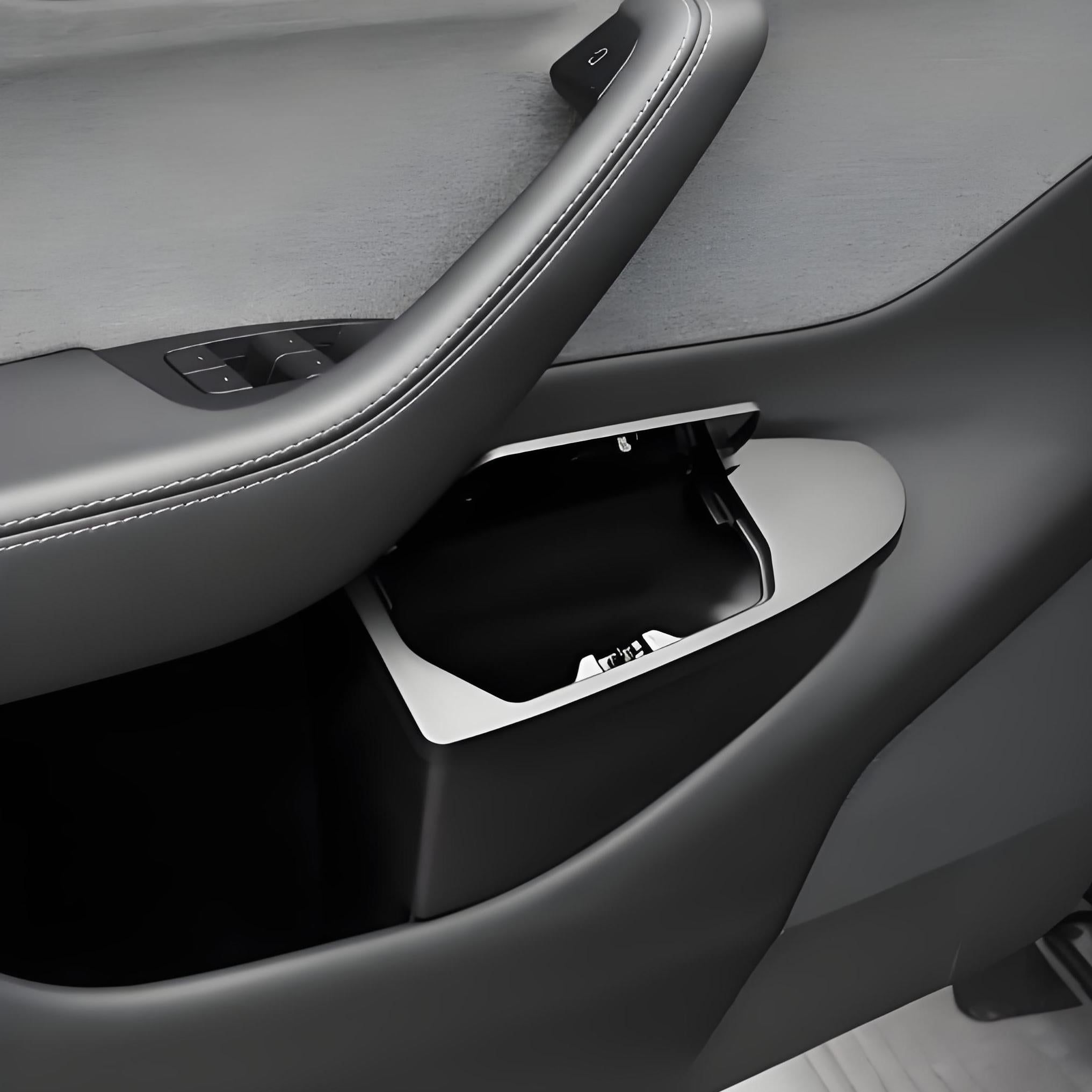 Front Door Trash Can Organizer for Model Y Juniper (2PCS)