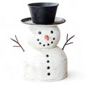 Frosty Tin Snowman Figurine