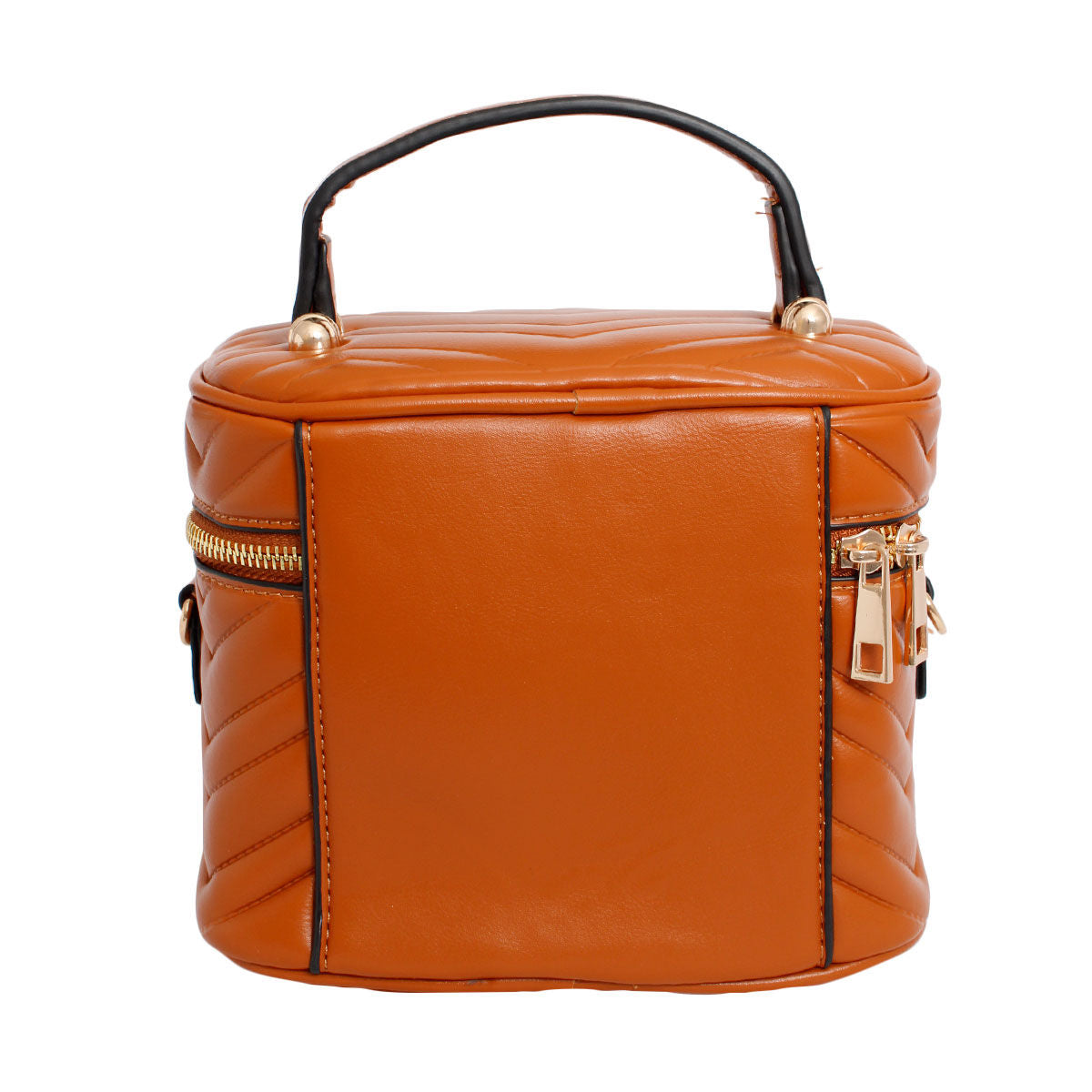 Women’s Crossbody Purse Camel Vanity Case Stylish Chic Accessory