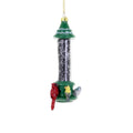 Glass Bird Feeder Ornament