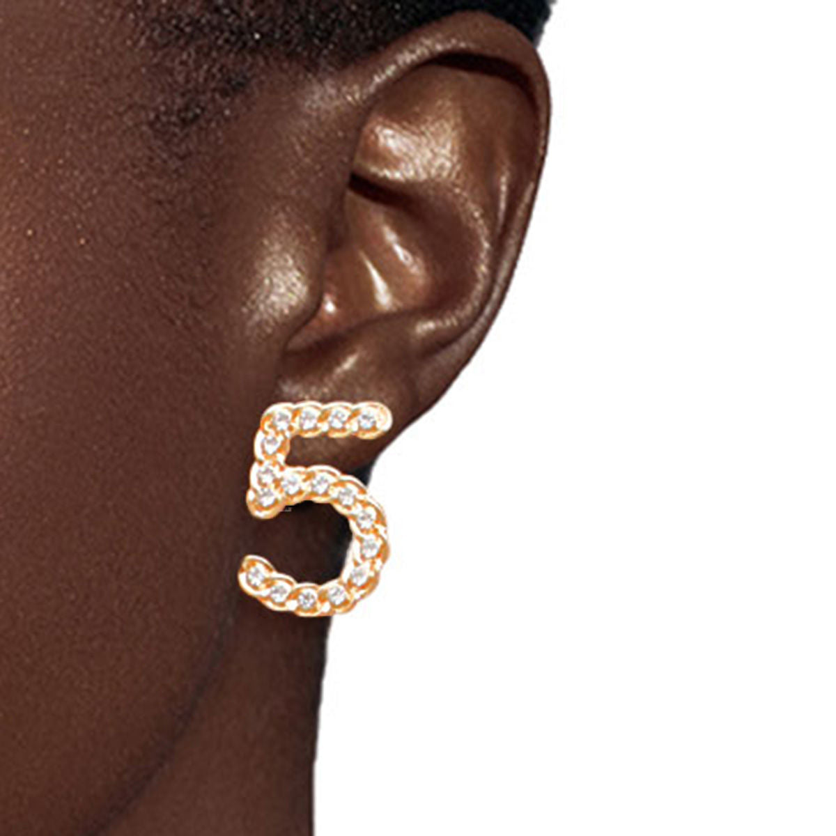 Charm Stud Earring Set Gold Designer-Inspired Stylish Lady Bag No.5