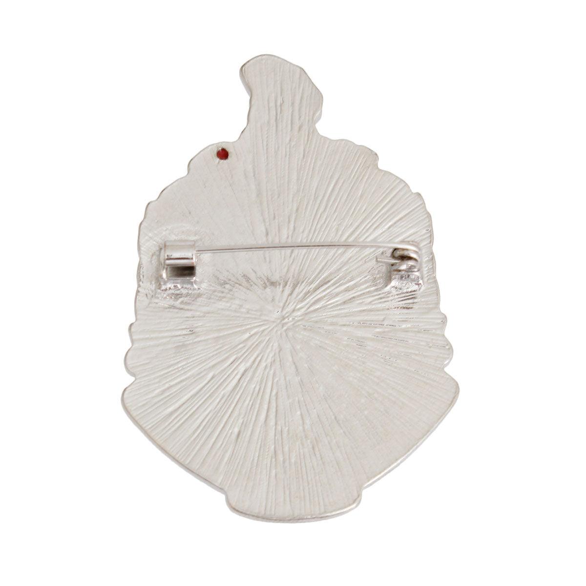 Red White Sorority DST Shield Brooch