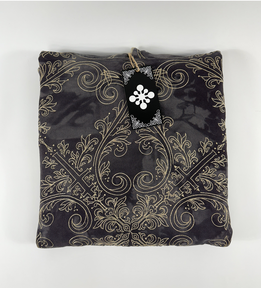 TRANCE HOODIE (OBSIDIAN & GOLD)