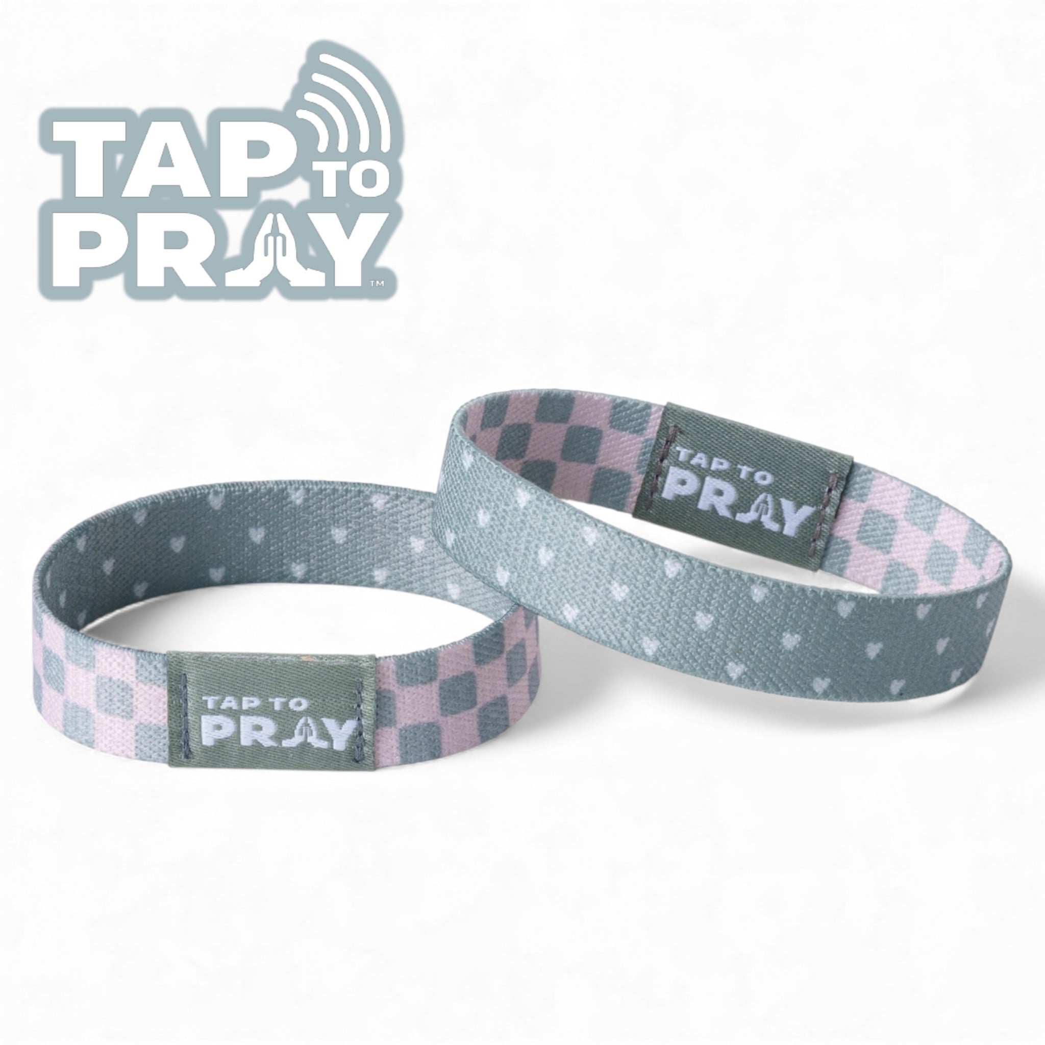 Cottage & Tile Tap to Pray Wristband