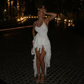 Hot Girl Ruffled Midi Dress