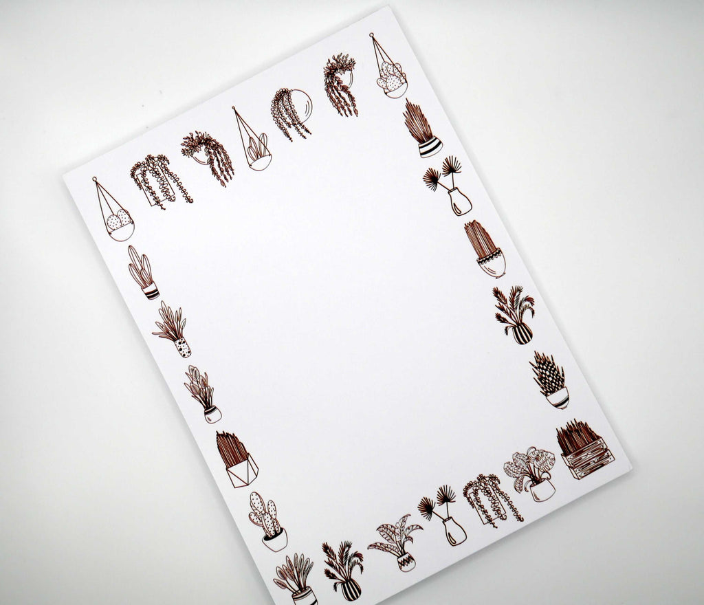 Houseplant Plant Lover 5x7" Notepad
