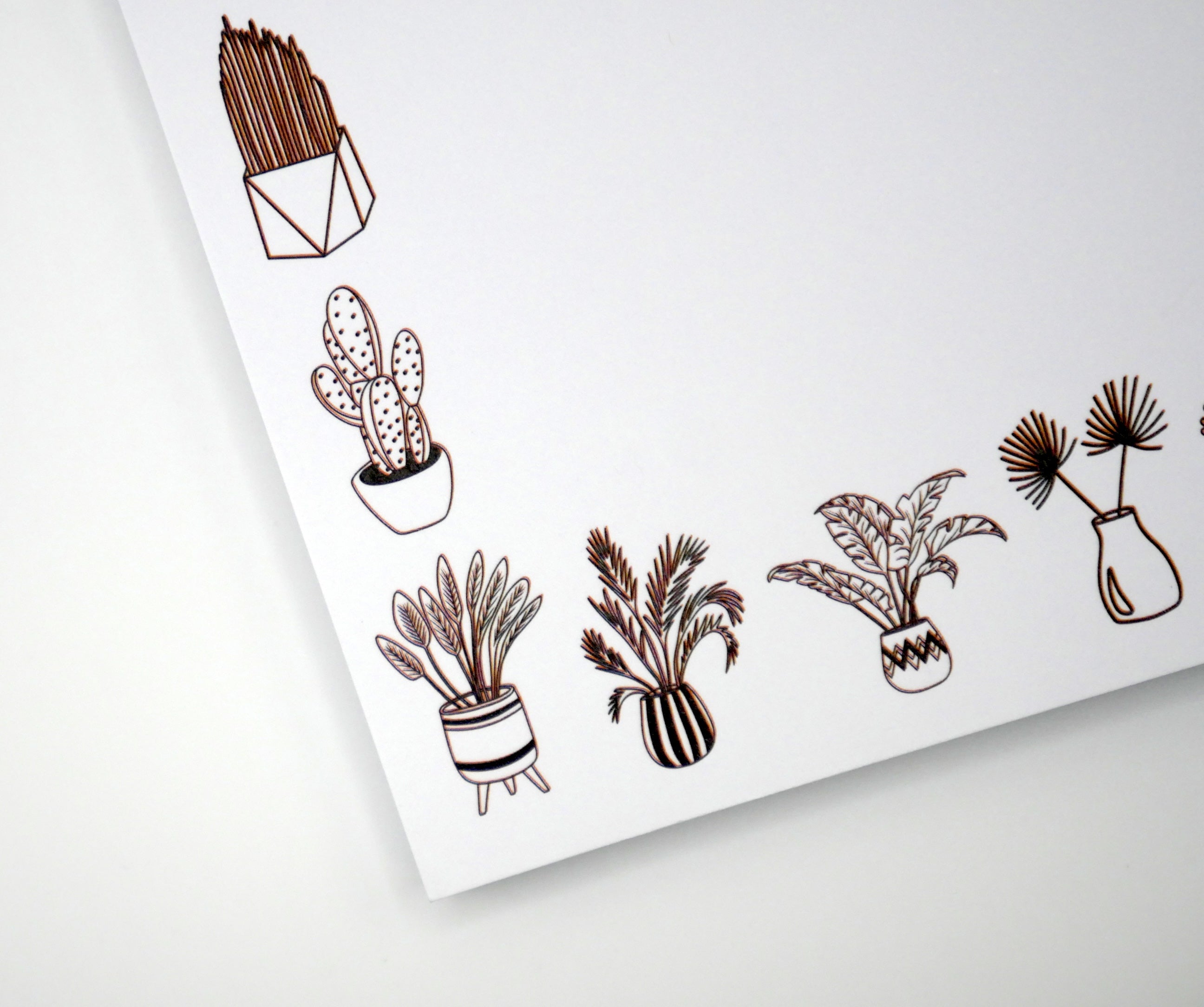 Houseplant Plant Lover 5x7" Notepad