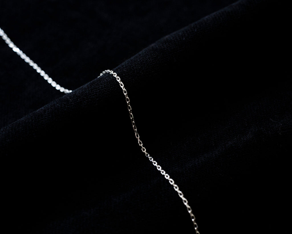 Shimmering Sterling Silver & Rose Gold Chain - Dainty, Versatile, Customizable Lengths for Everyday Elegance