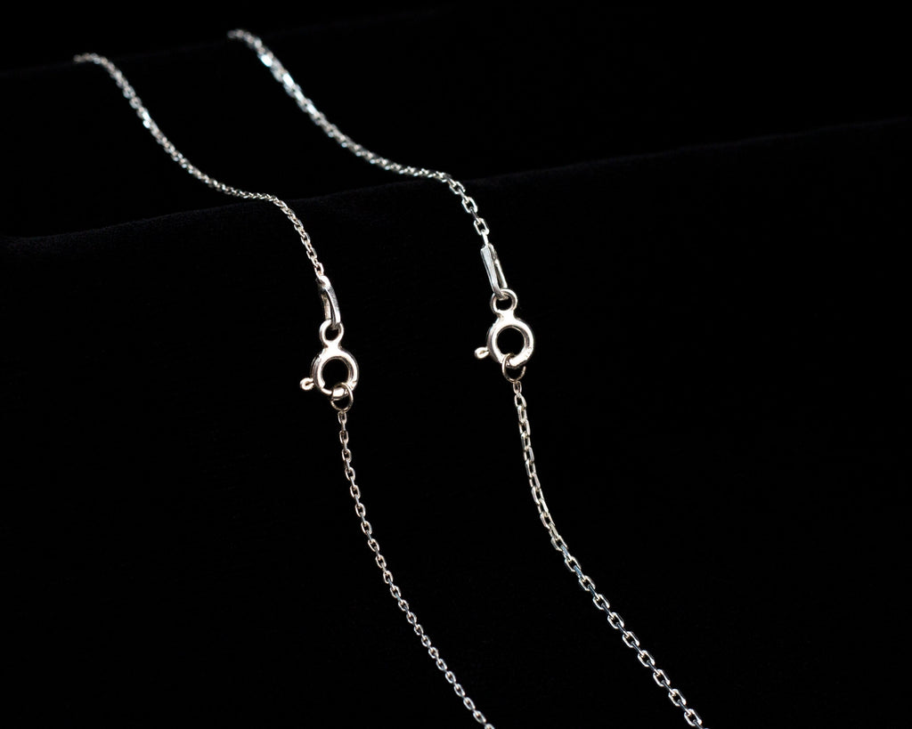 Shimmering Sterling Silver & Rose Gold Chain - Dainty, Versatile, Customizable Lengths for Everyday Elegance