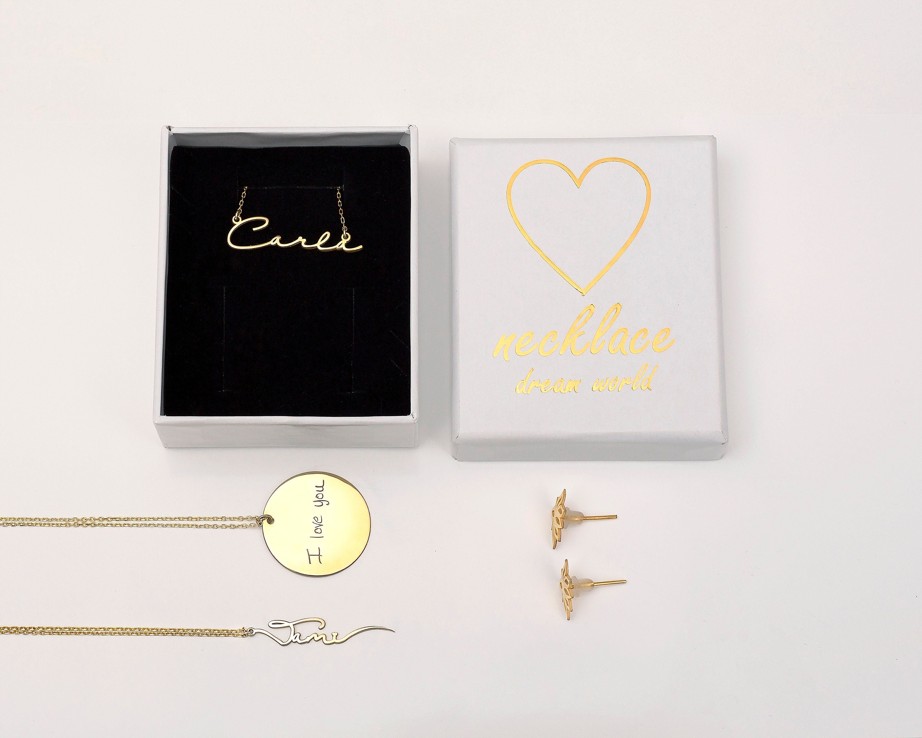 Personalized Initial Name Necklace | Customizable Spaced Letter Jewelry by SilverGoldandRose