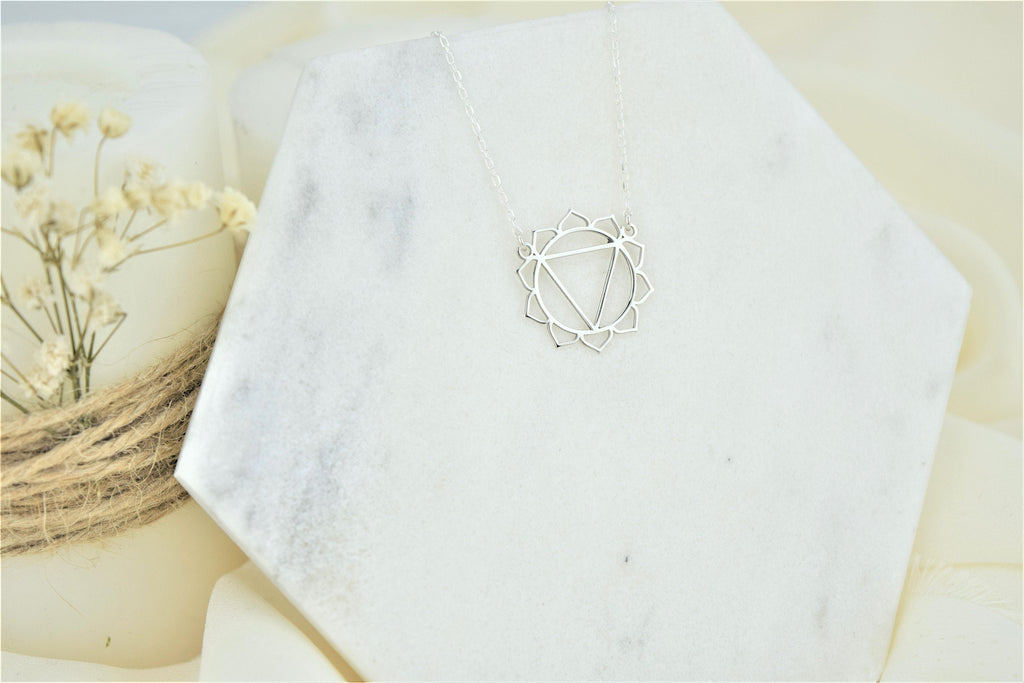 Chakra Bliss Solar Plexus Necklace – Handmade Manipura Yoga Jewelry