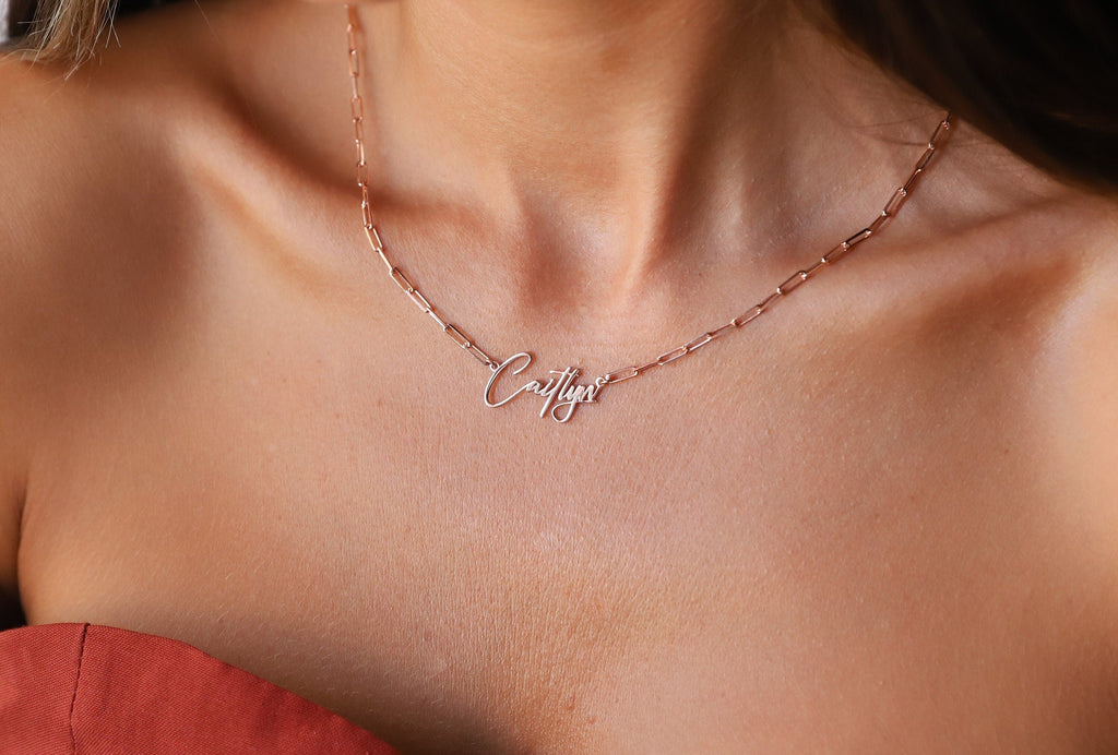 Link Chain Name Necklace - Personalize Your Style with Elegant Customization