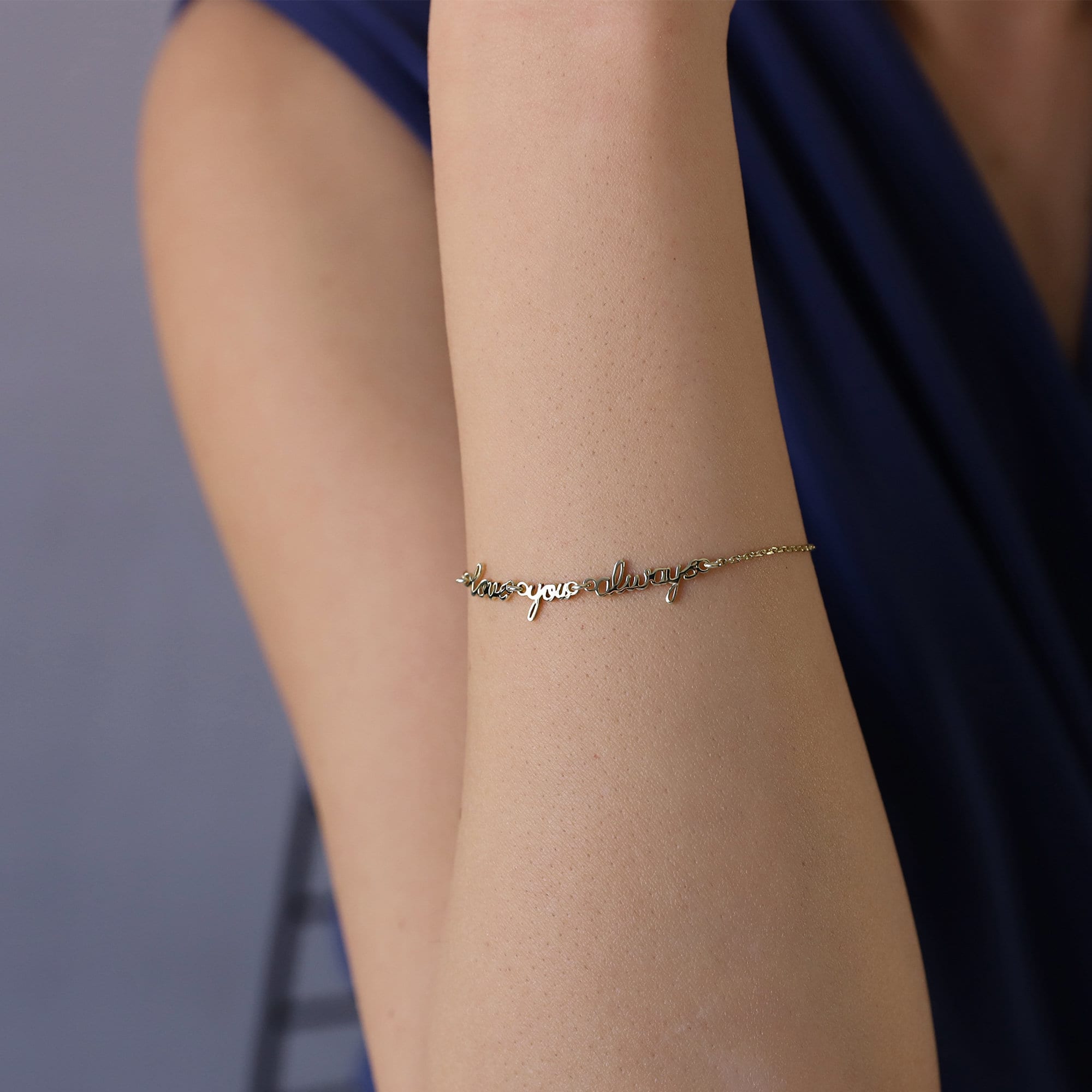 Custom Signature Bracelet | Dainty Gold & Silver Jewelry with Handwritten Touch | Unique Gift for Her