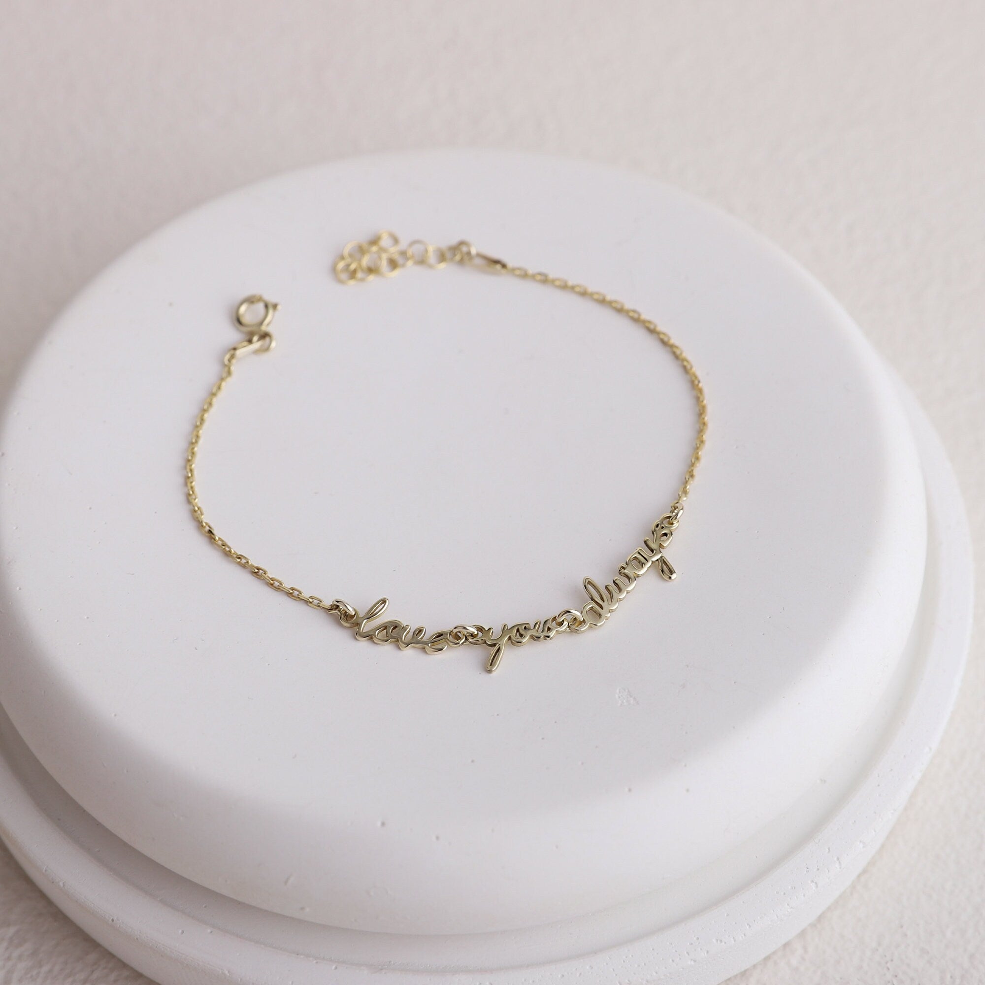 Custom Signature Bracelet | Dainty Gold & Silver Jewelry with Handwritten Touch | Unique Gift for Her