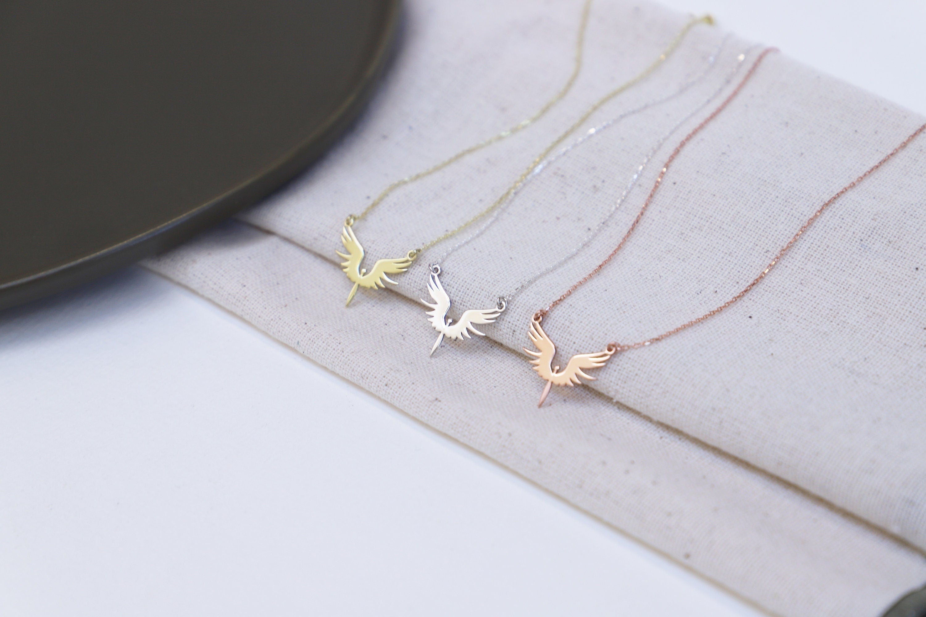 Archangel Michael’s Phoenix Necklace in 925 Sterling Silver