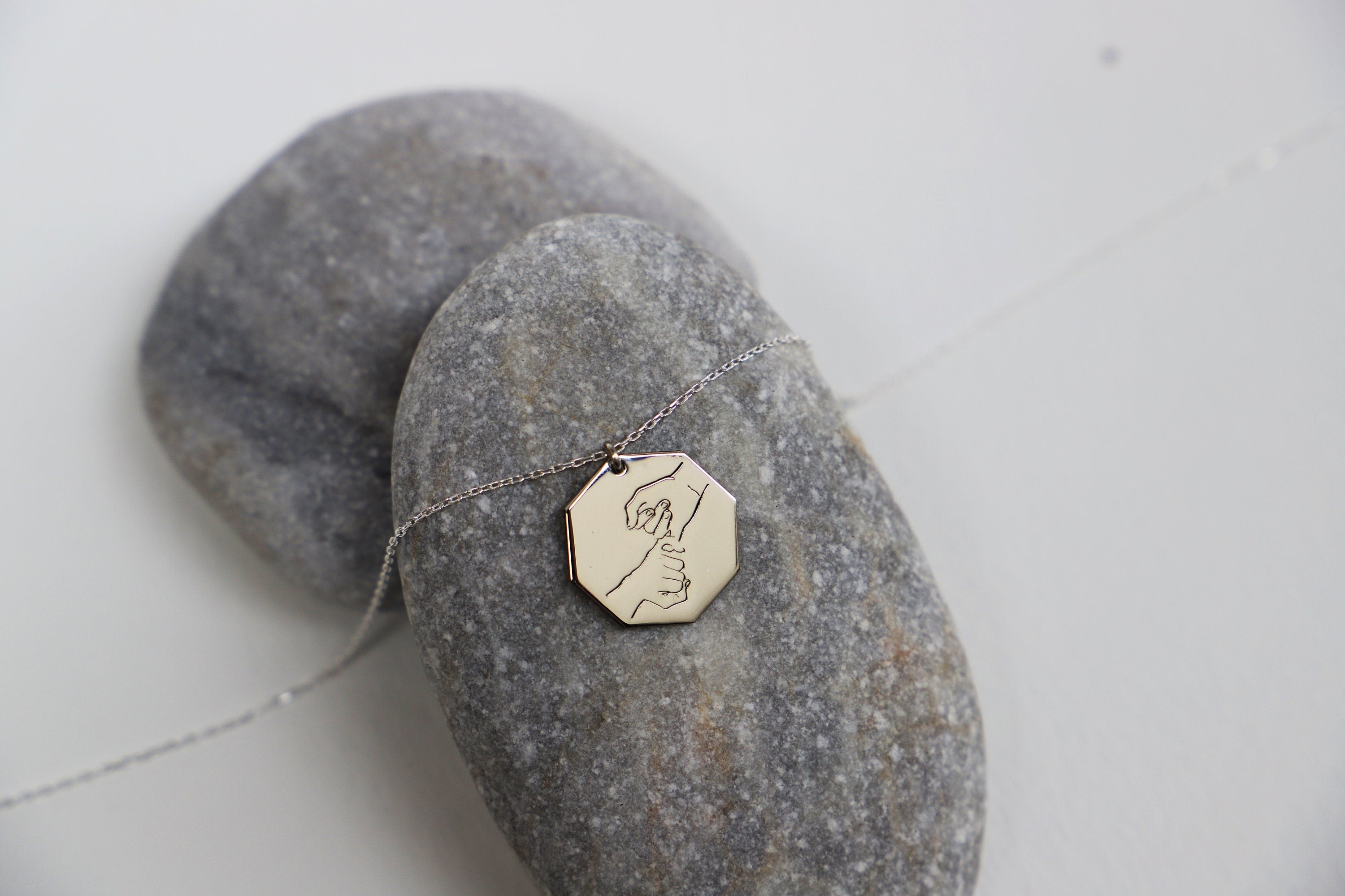 Unique Hand Gesture Pendant Necklace | Sign Language Jewelry for Friends | Inspirational Gift
