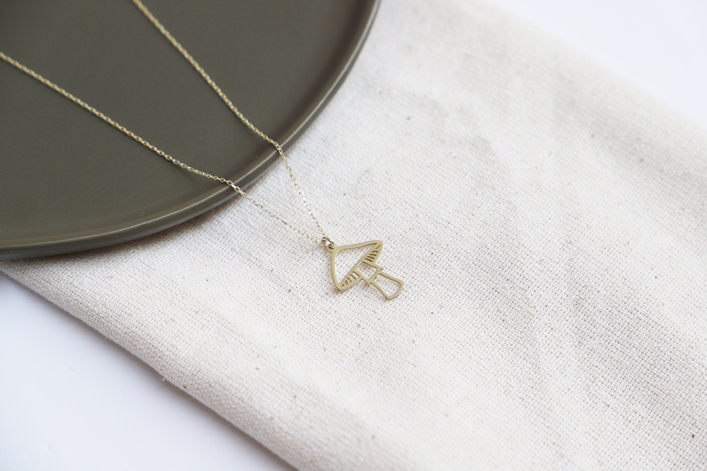 Mushroom Magic Pendant Necklace | Enchanting Design for Nature Lovers