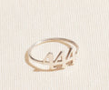 Dainty Angel Number Ring - Personalized 925 Sterling Silver Jewelry for Luck and Inspiration