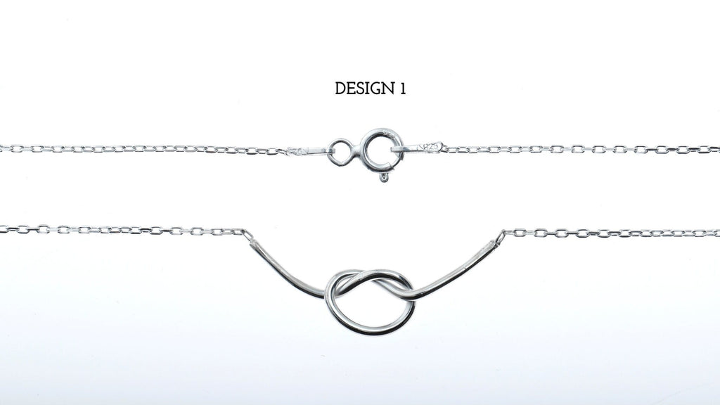 Knotty Love Choker Necklace - Dazzling Layered Design for Effortless Style