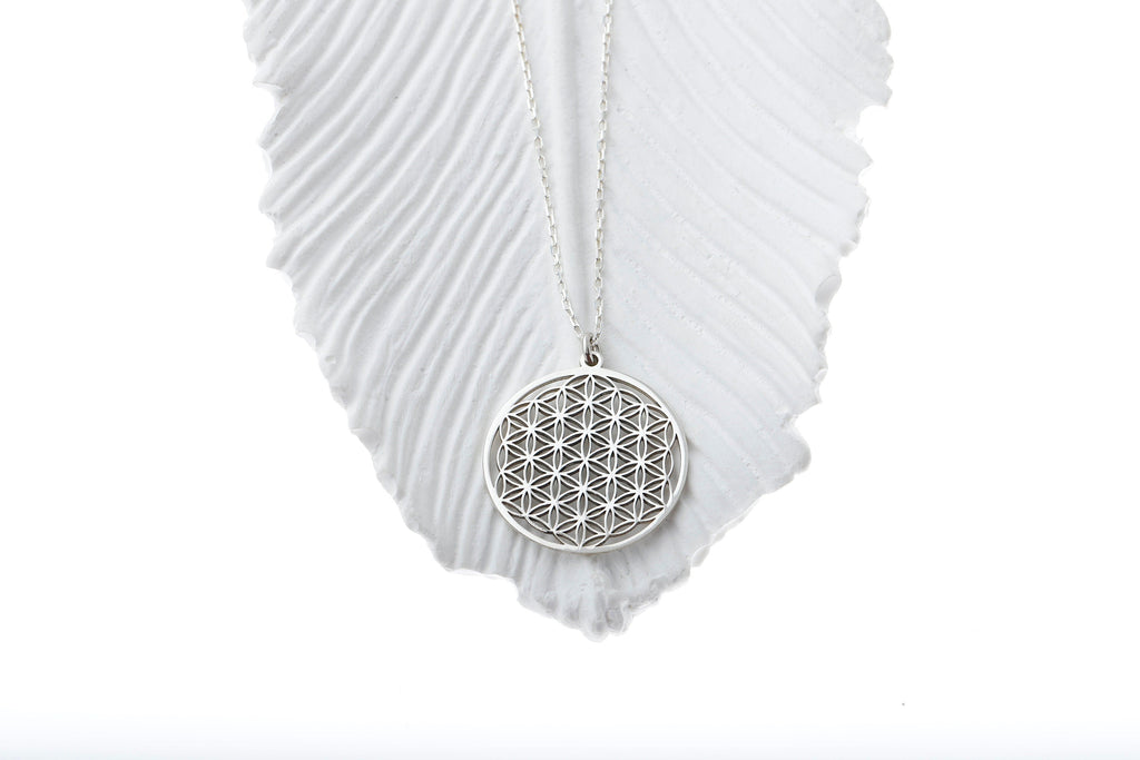 Life Harmony Flower of Life Pendant Necklace - Radiate Positive Energy and Connection