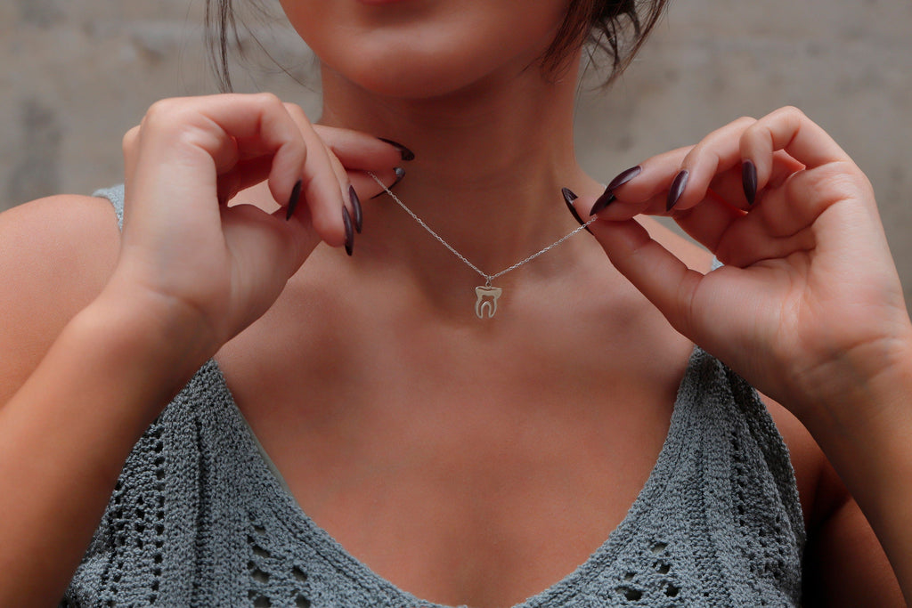 Tiny Tooth Necklace | Delicate Dental Pendant for Hygienists & Dentists | Perfect Gift for Dental Assistants