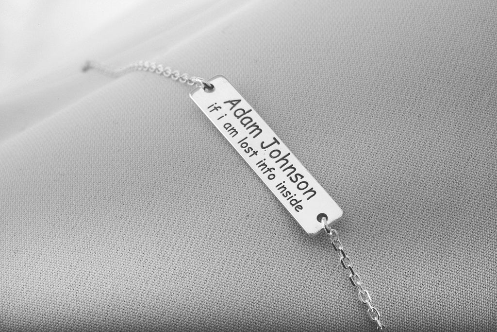 SilverGoldandRose Personalized Medical ID Bracelet | Diabetes, Autism &amp; Allergy Alert Jewelry for Safety &amp; Peace of Mind