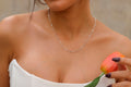Link Loop Delicate Chain by SilverGoldandRose