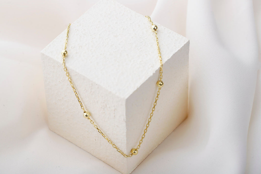 LuxeOrbit Satellite Chain Bracelets - Dazzling Celestial Design for Effortless Elegance