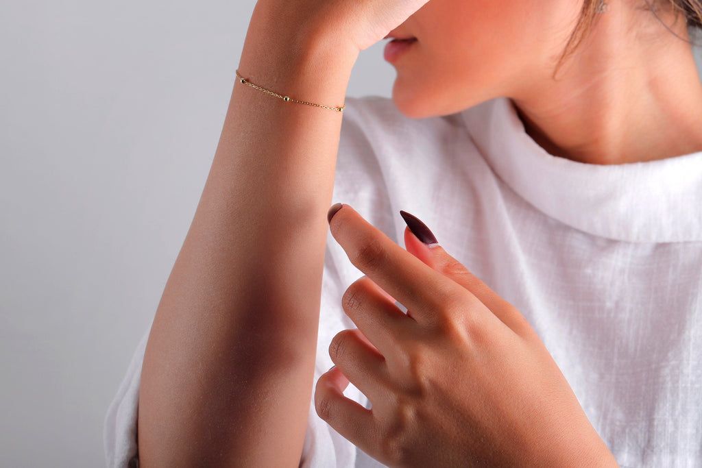 LuxeOrbit Satellite Chain Bracelets - Dazzling Celestial Design for Effortless Elegance