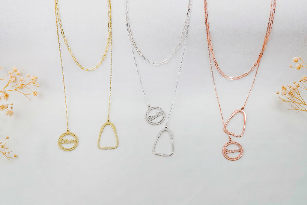 Stethoscope Necklace - Nurse Doctor Jewelry