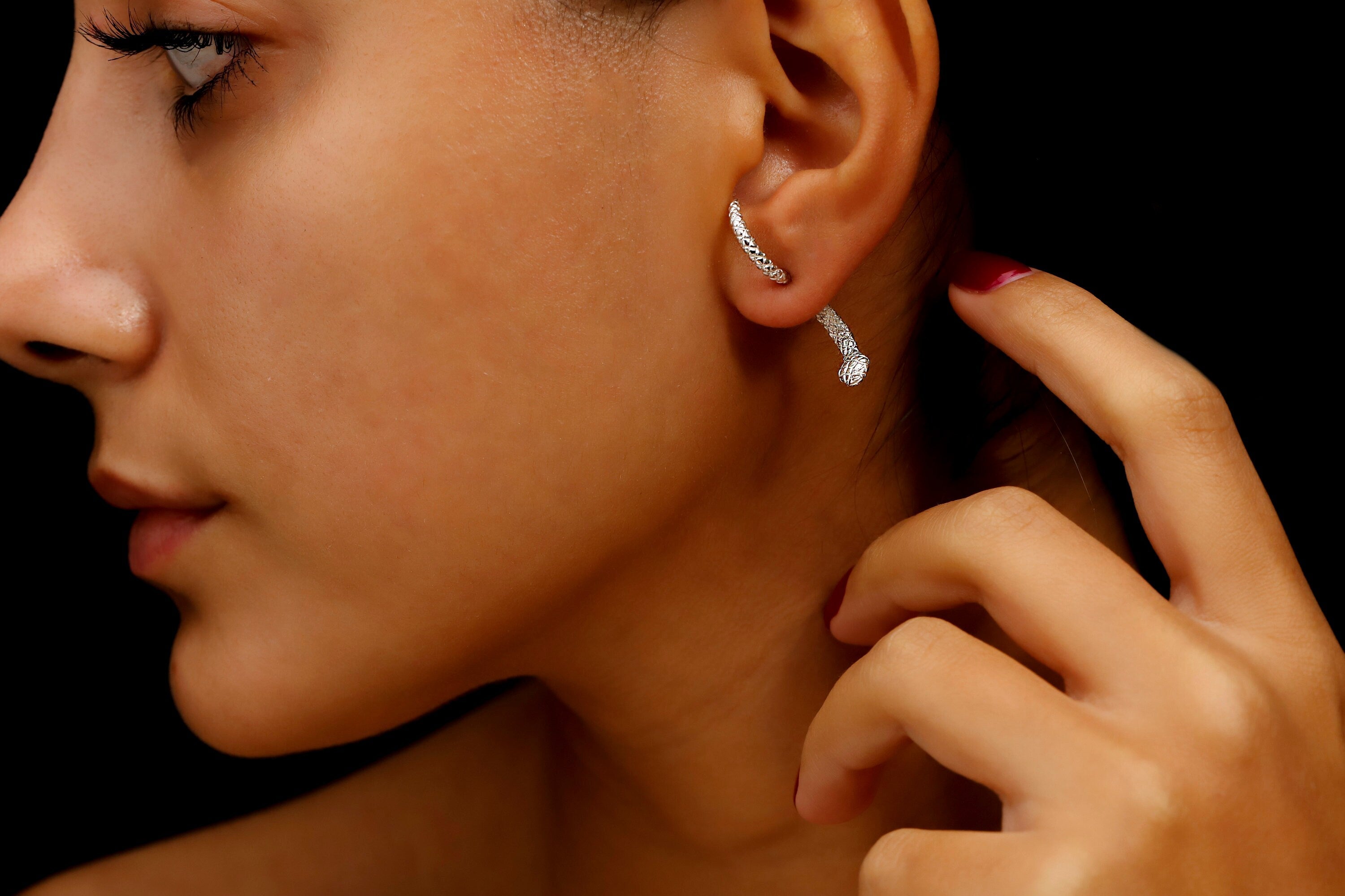 Elysian Designs Adjustable Snake Ear Jackets - Bold & Unique Statement Earrings