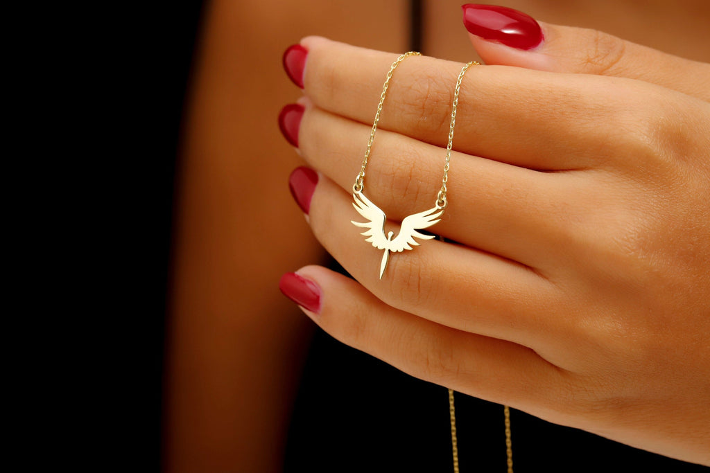 Archangel Michael’s Phoenix Necklace in 925 Sterling Silver