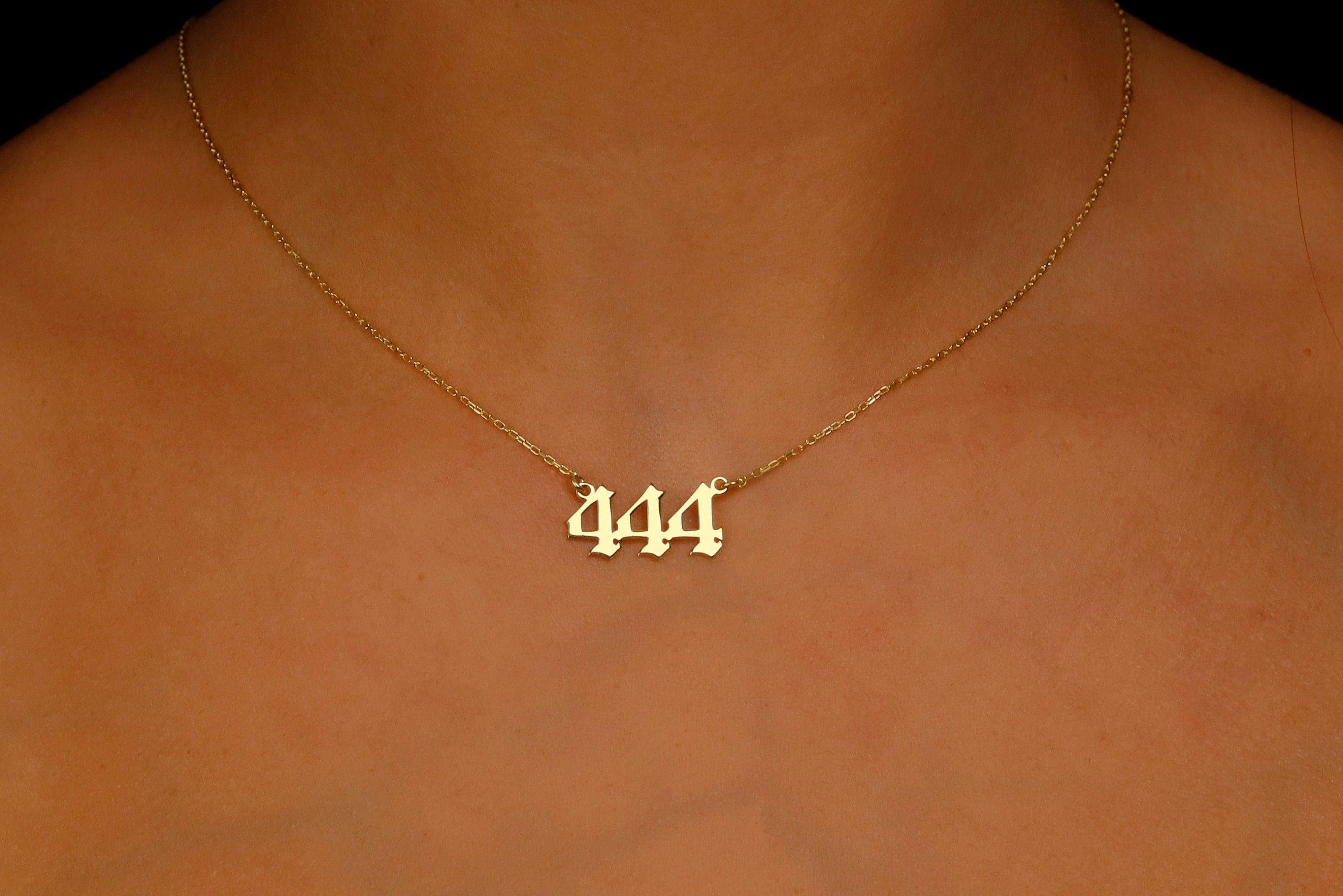 Ethereal Creations Custom Angel Numbers Necklace