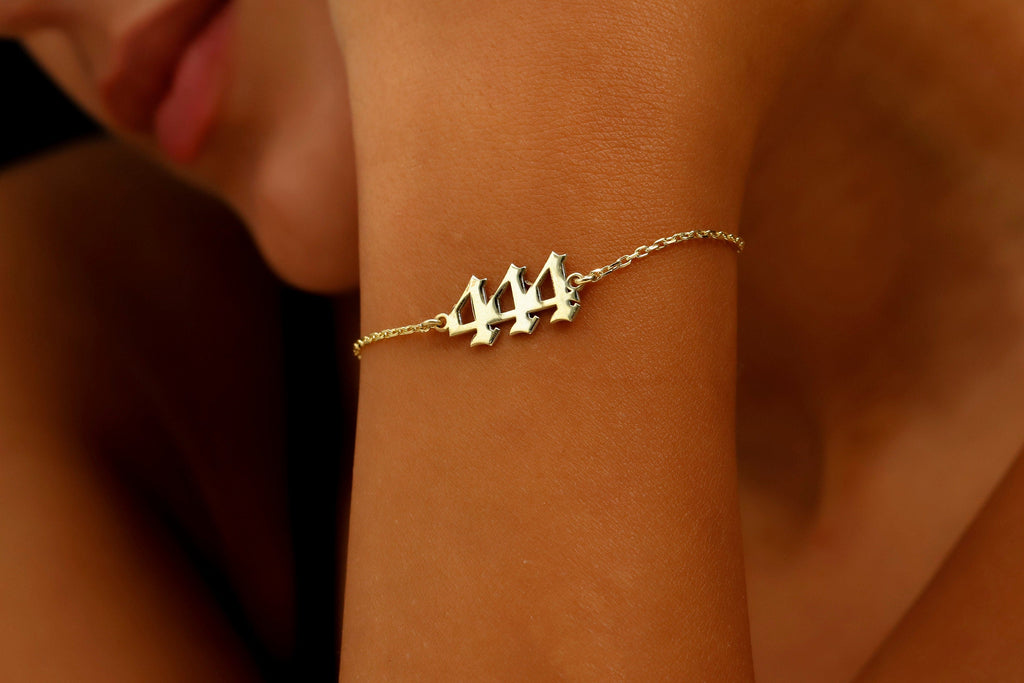 Angel Number Bracelet | Custom Sterling Silver Jewelry