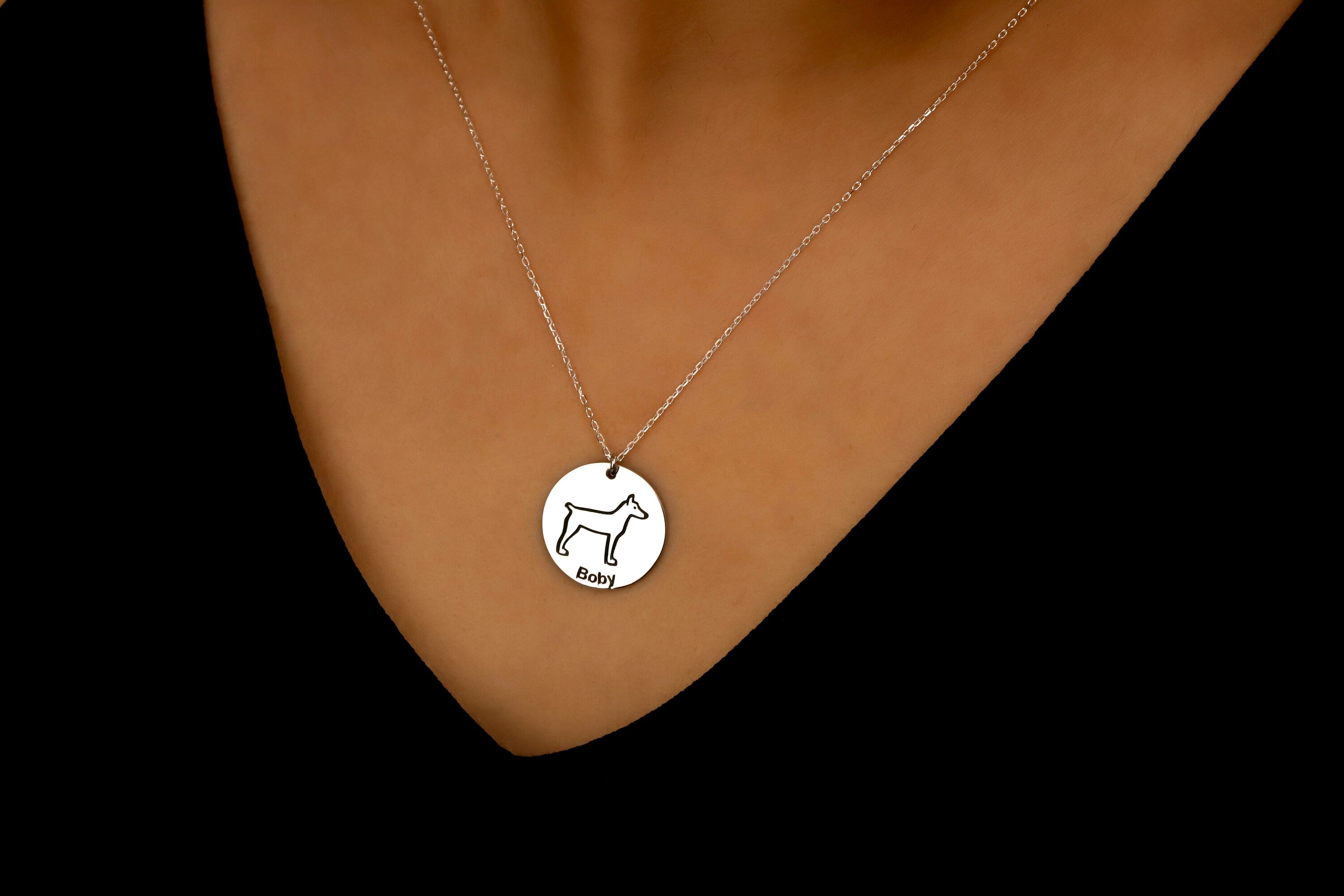 Personalized Pet Paw Print Necklace | Perfect Gift for Dog & Cat Lovers